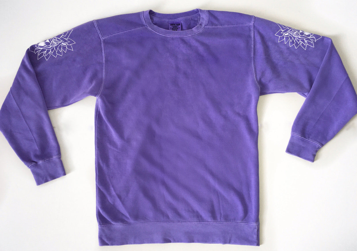 LION SWEATER PURPLE OVERSIZED - SIZE S/M