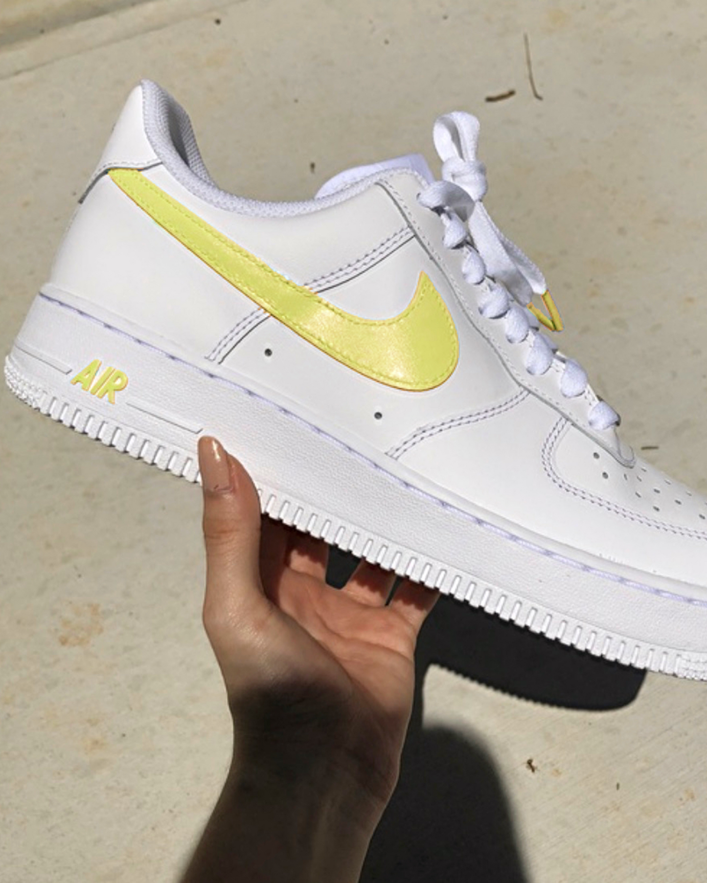 COLOURSWOOSH NIKE AIR FORCE 1'S(more colours)