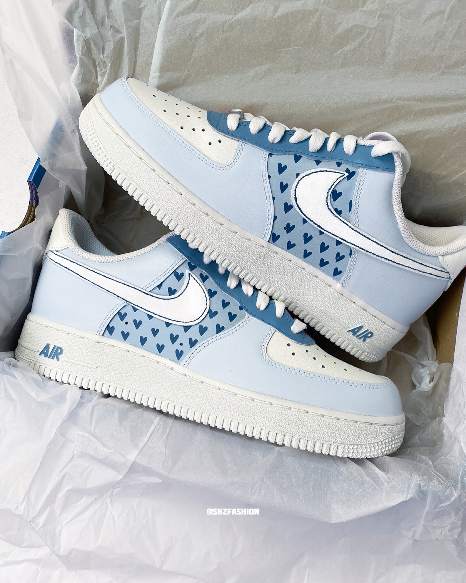 Air force 1 pastel blue best sale