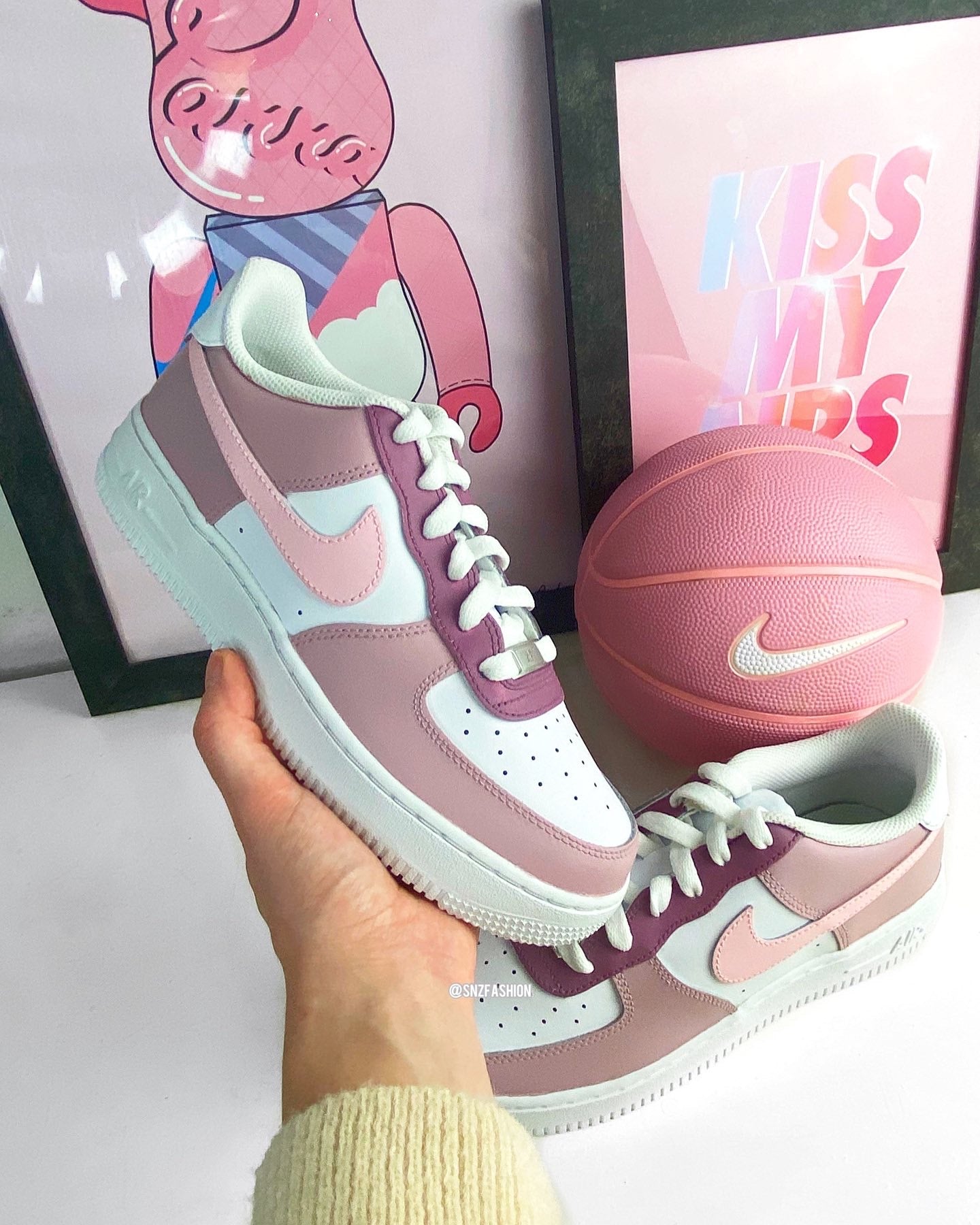 PINK BLOSSOM NIKE AIR FORCE 1'S (BABY/KIDS) – SNZ FASHION