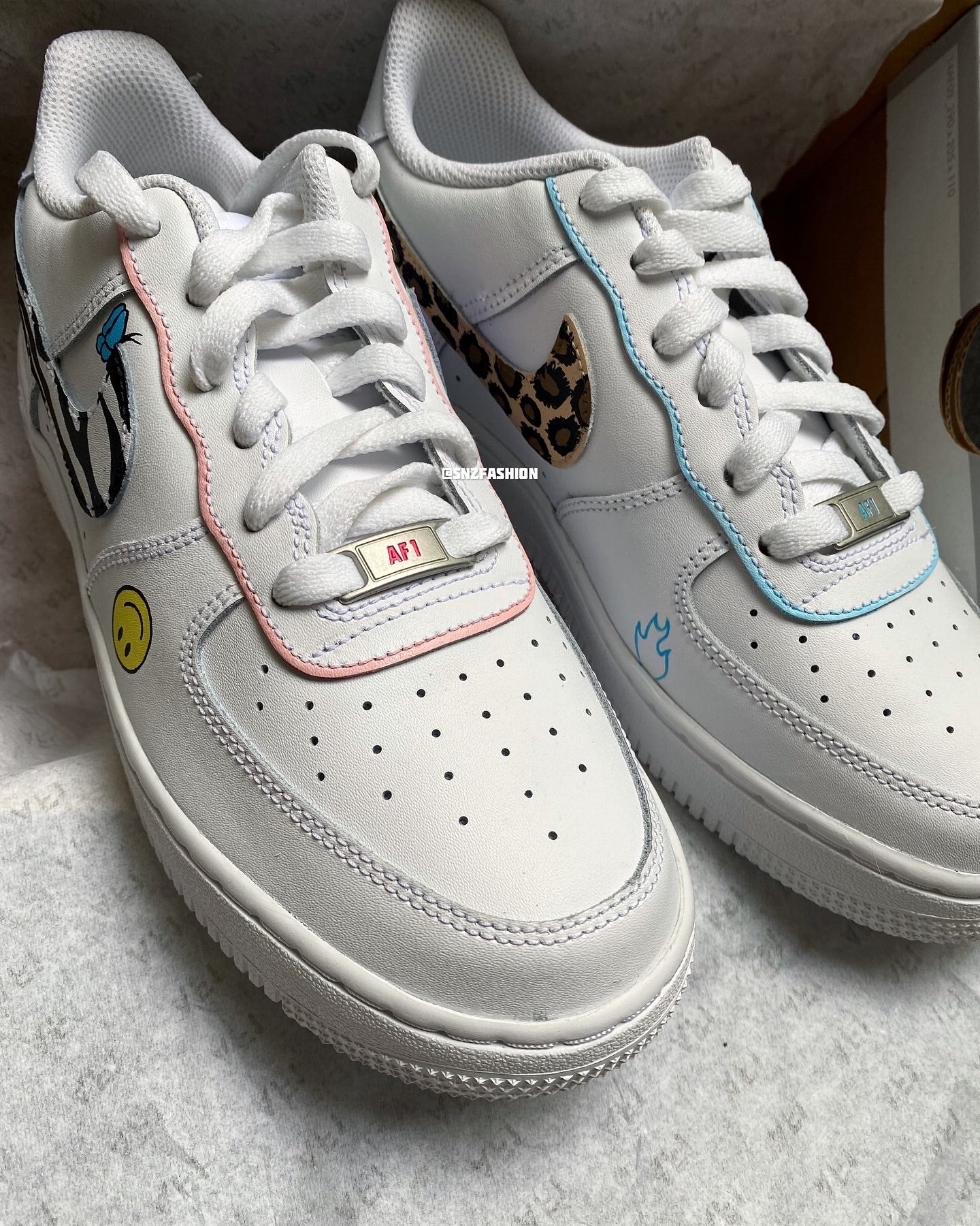 CUSTOM 4DESIGNS NIKE AIR FORCE 1 S SNZ FASHION