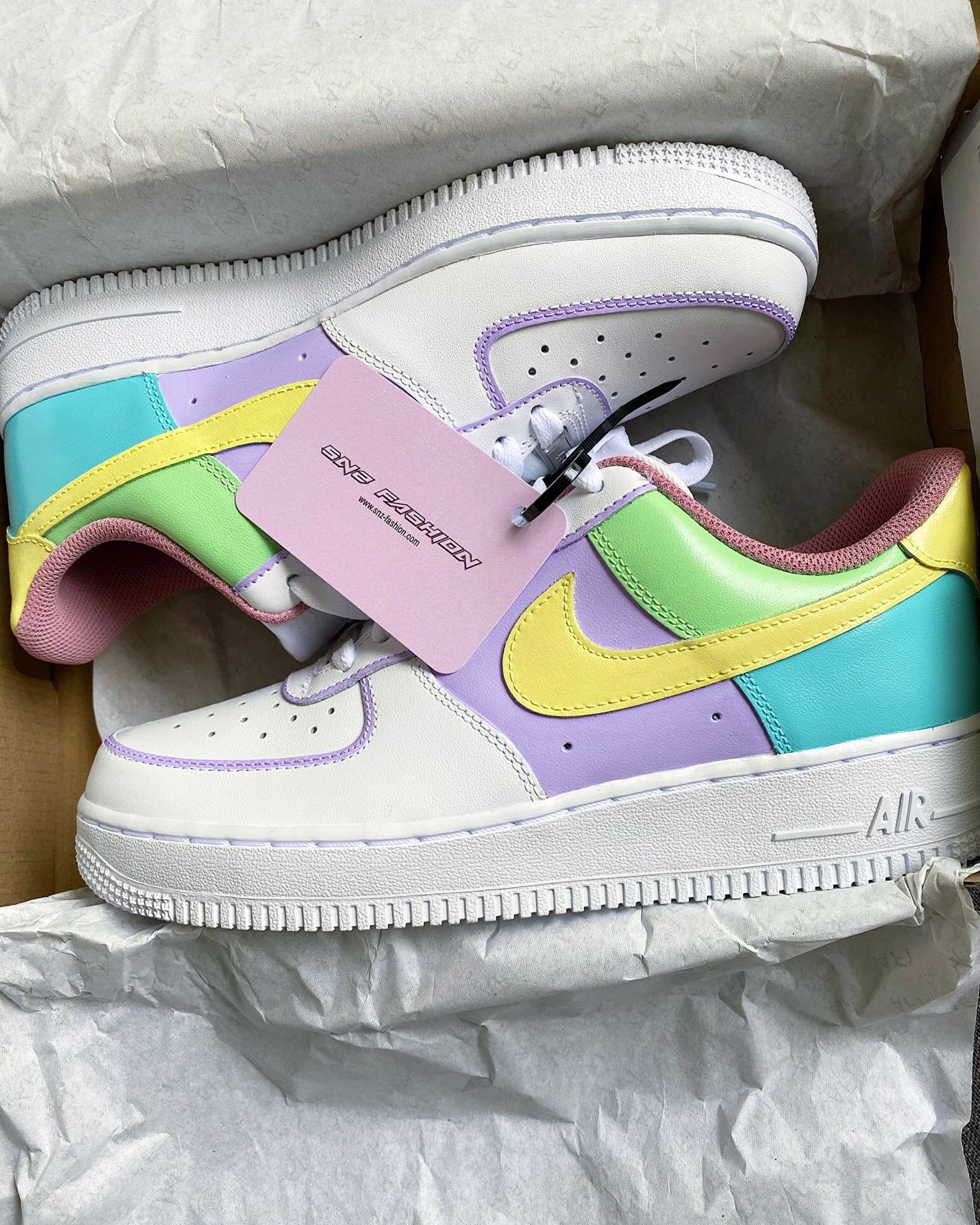 Nike air force multicolor pastel Outlet