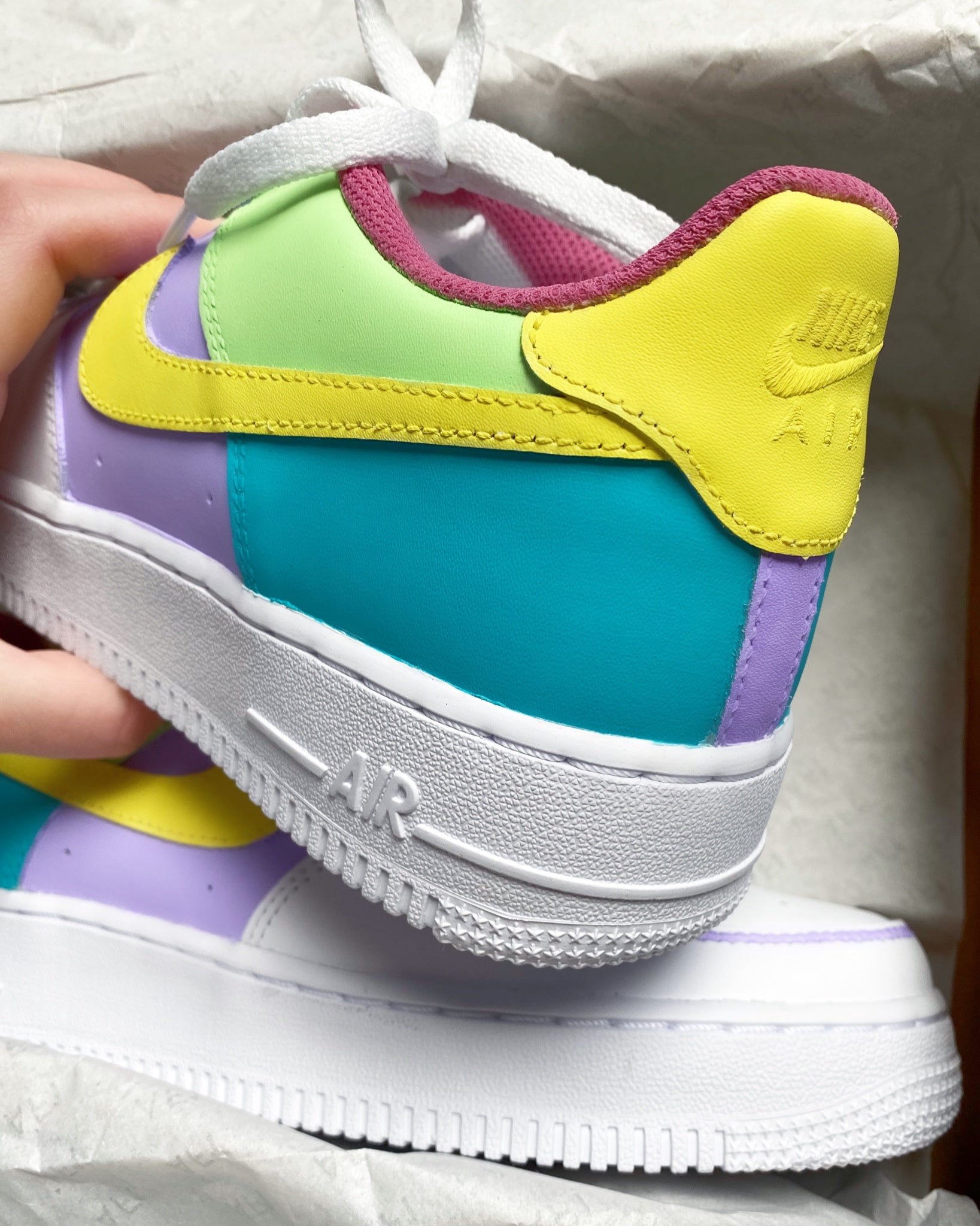 IN STOCK RAINBOW NIKE AIR FORCE 1 SIZE EU 38 5 SNZ FASHION