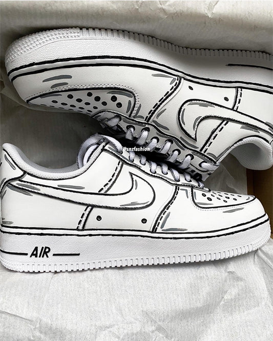 CARTOON NIKE AIR FORCE 1'S