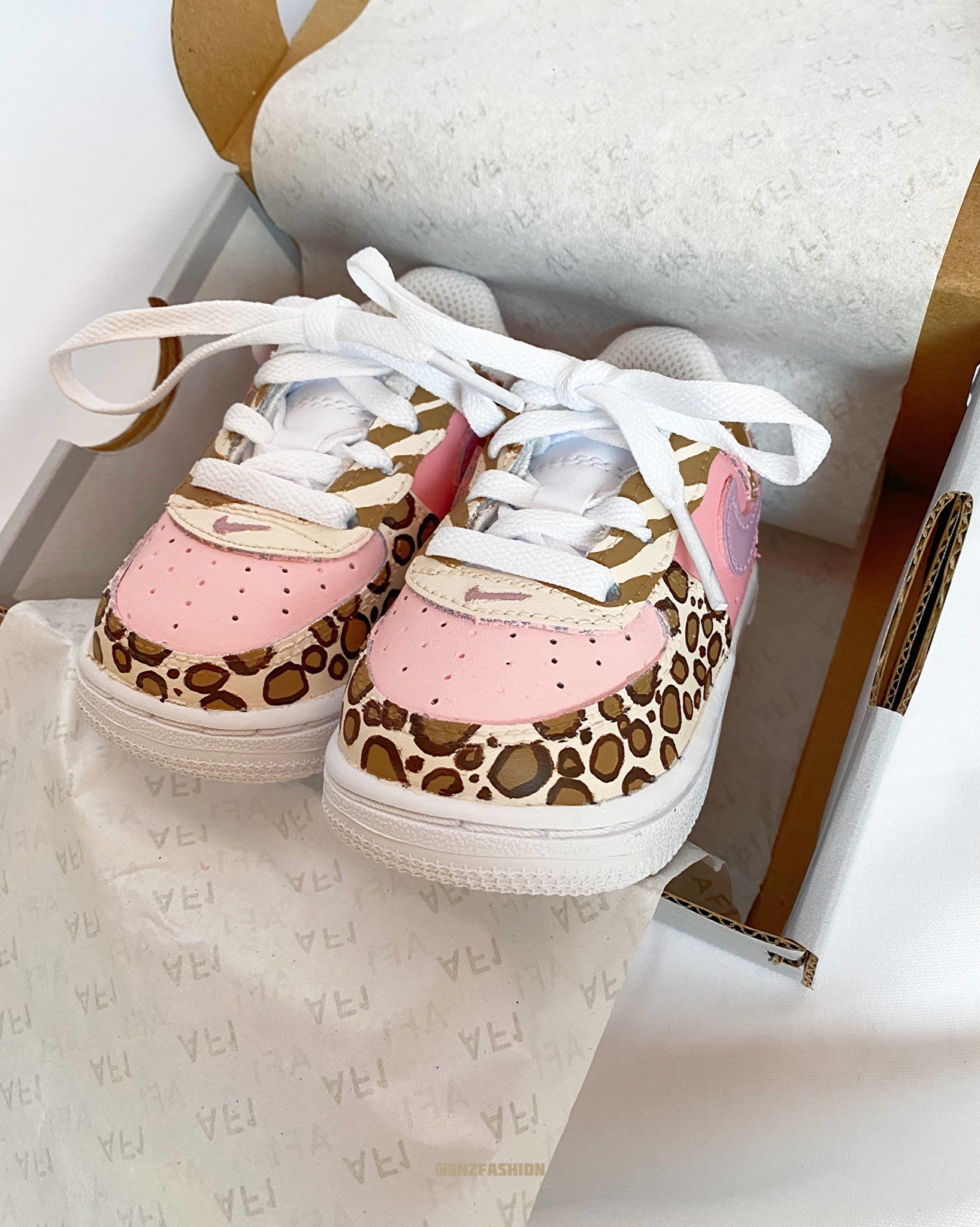 PINK BLOSSOM NIKE AIR FORCE 1'S (BABY/KIDS) – SNZ FASHION