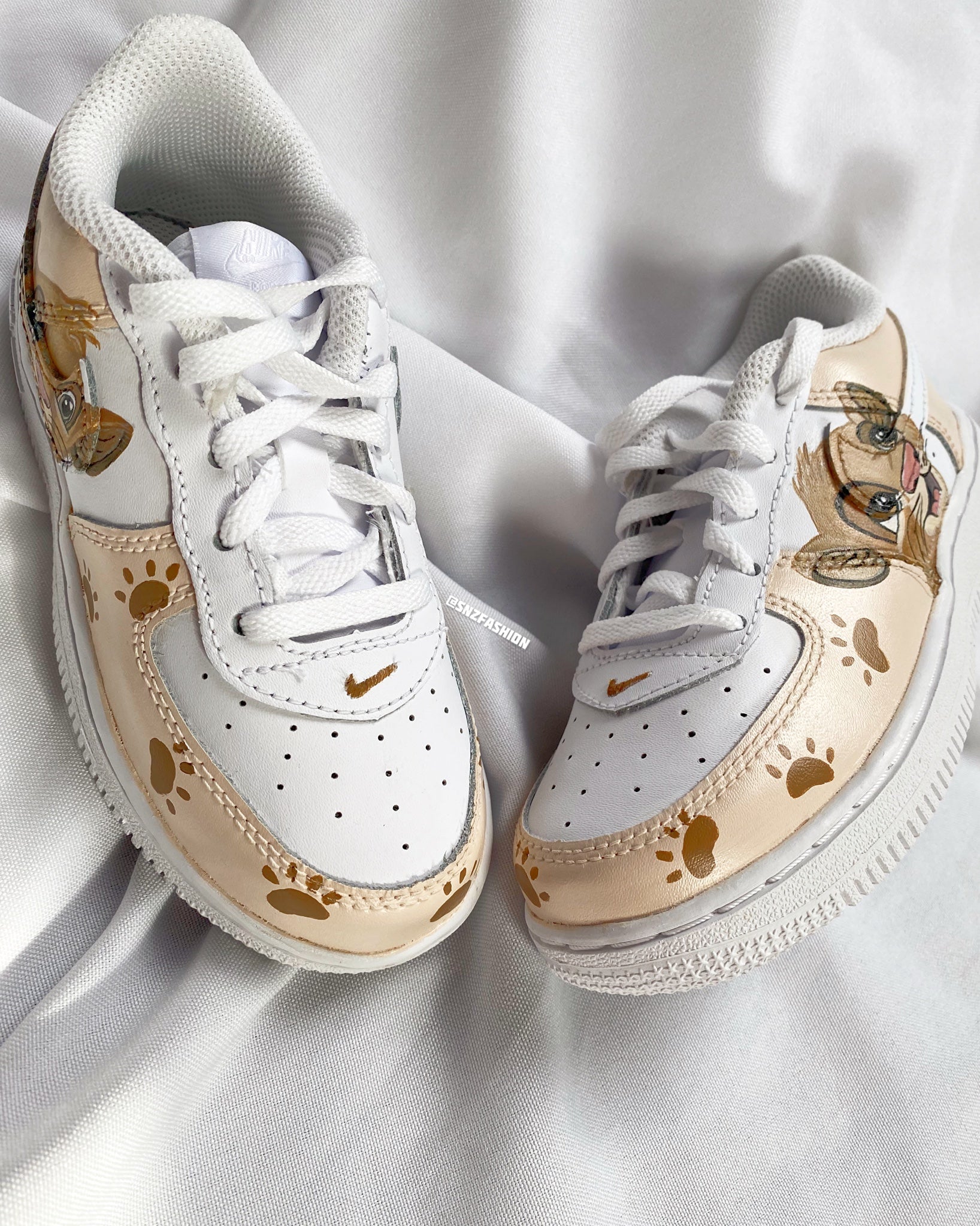 SIMBA LION KING BABY KIDS NIKE AIR FORCE 1 SNZ FASHION