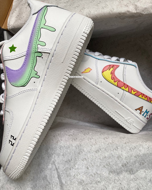 CUSTOM 4DESIGNS NIKE AIR FORCE 1'S