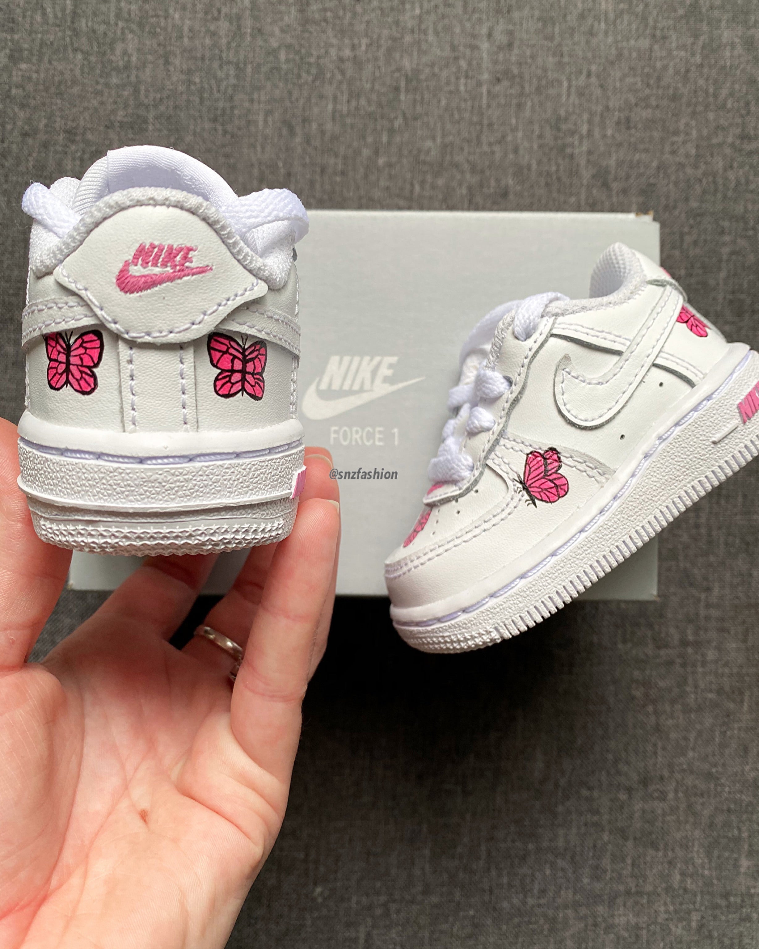 BUTTERFLIES BABY KIDS NIKE AIR FORCE 1 SNZ FASHION