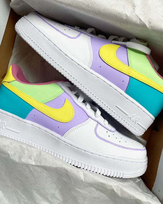 IN STOCK! RAINBOW NIKE AIR FORCE 1(SIZE EU 38,5)